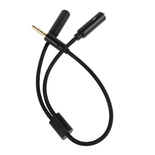 Yardwe Audiokabeladapter Mikrofon-Splitter für Kopfhörer Kopfhörer-Splitter Headset-Splitter Audio-Adapter Dual-Kopfhöreranschluss Headset -Adapter Kupfer Black Yardwe Audiokabeladapter Mikrofon-Splitter für Kopfhörer Kopfhörer-Splitter Headset-Splitter Audio-Adapter Dual-Kopfhöreranschluss Headset -Adapter Kupfer Black von Yardwe