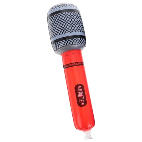 Yardwe Aufblasbares Gesteinsmikrofon aufblasbares Aufblasbares mikrofon für Mikrofon-Stütze Aufblasbares Musikinstrument Mikrofon-Requisite für Party mikrofone PVC Yardwe Aufblasbares Gesteinsmikrofon aufblasbares Aufblasbares mikrofon für Mikrofon-Stütze Aufblasbares Musikinstrument Mikrofon-Requisite für Party mikrofone PVC von Yardwe