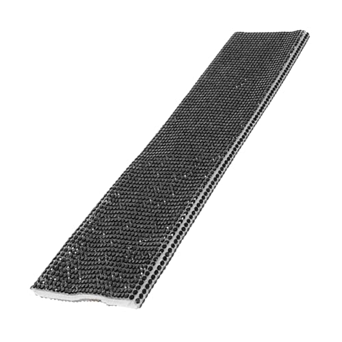 Yardwe Austausch der Mikrofonabdeckung mit Zubehör Gaming -Mikrofon Ärmel Glitzerhülle für Mikrofongriff Griffabdeckung für kabelloses Handmikrofon Strasssteine Black von Yardwe
