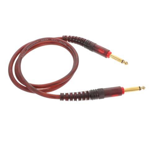 Yardwe Doppelte 6,35 Mm Männliche Bis Männliche Mikrofonkabel 6.35 Mm Audioadapter Mono -verlängerungskabel Audioversorgung Für Gitarrenverstärkeraufnahmen von Yardwe