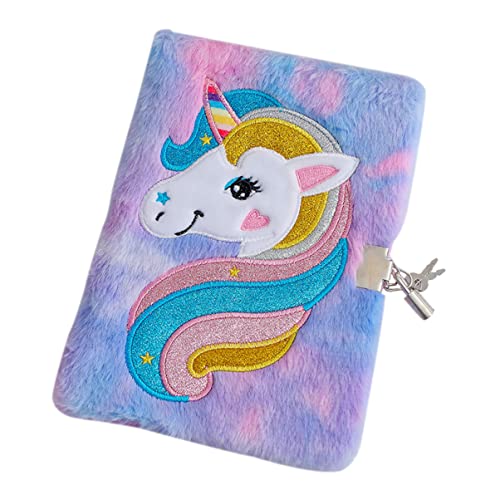 Yardwe Einhorn-Notizbuch süßes notizbuch für Sachen für Mädchen Schreibwaren Damen briefpapier notizbuch Einhorn-Abdeckung Molkerei Mädchen Briefpapier Plüsch Violet Yardwe Einhorn-Notizbuch süßes notizbuch für Sachen für Mädchen Schreibwaren Damen briefpapier notizbuch Einhorn-Abdeckung Molkerei Mädchen Briefpapier Plüsch Violet von Yardwe