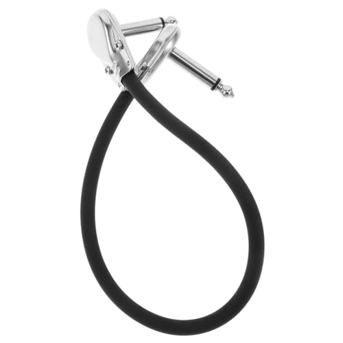 Yardwe Gitarren Patchkabel Flaches Gitarrenkabel mit Abgewinkeltem Stecker Geräuschreduzierung für Effektpedale Robustes Instrumentenkabel mit Messingdraht für Musiker Yardwe Gitarren Patchkabel Flaches Gitarrenkabel mit Abgewinkeltem Stecker Geräuschreduzierung für Effektpedale Robustes Instrumentenkabel mit Messingdraht für Musiker von Yardwe
