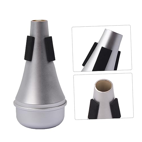 Yardwe Kleine Leichte Trompete Metalltrompete Professionelles Trompeten Musikinstrument Silber von Yardwe
