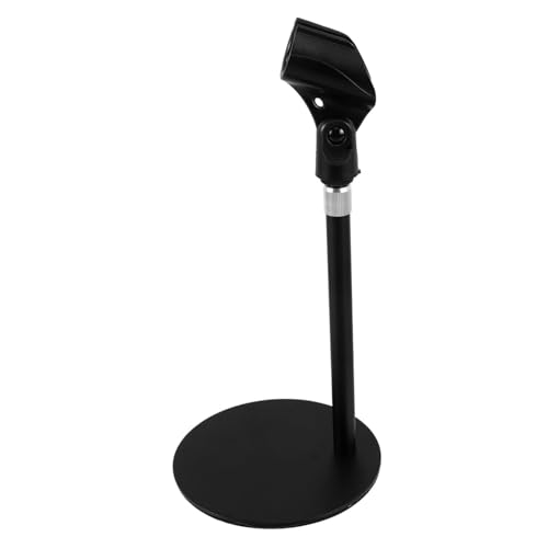 Yardwe Kompakter Mikrofonständer mit Runder Basis Höhenverstellbar Vibrationsdämpfend Vielseitig Kompatibel für Desktop Mikrofone für Streaming und Aufnahmen im Heimstudio von Yardwe
