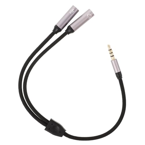 Yardwe Kopfhörer Audio Splitter Adapter Kabel Mikrofon Verlängerungskabel Kompatibel Mit Smartphones Und PC Zum Musikhören Audio Yardwe Kopfhörer Audio Splitter Adapter Kabel Mikrofon Verlängerungskabel Kompatibel Mit Smartphones Und PC Zum Musikhören Audio von Yardwe