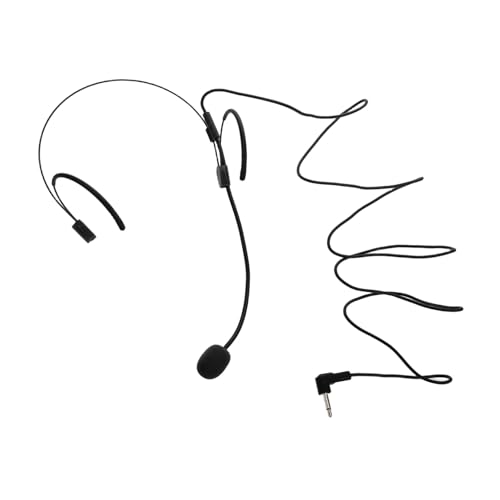 Yardwe Lautsprecher Sprechendes Headset-mikrofon Sprachverstärkermikrofon Über Ohrmikrofon Mikrofon-kopfhörer Zum Sprechen Headset-mikrofonsystem Black Eisen Yardwe Lautsprecher Sprechendes Headset-mikrofon Sprachverstärkermikrofon Über Ohrmikrofon Mikrofon-kopfhörer Zum Sprechen Headset-mikrofonsystem Black Eisen von Yardwe