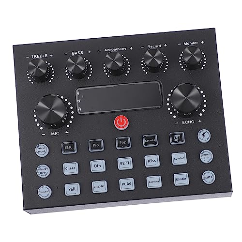 Yardwe Live Soundkarte Sprachwechsler Ausrüstung Musikmixer Mischpult Computer Interne Soundkarten Externe Soundkarte Podcast Ausrüstung Soundeffekt Board Soundmixer Eisen Yardwe Live Soundkarte Sprachwechsler Ausrüstung Musikmixer Mischpult Computer Interne Soundkarten Externe Soundkarte Podcast Ausrüstung Soundeffekt Board Soundmixer Eisen von Yardwe