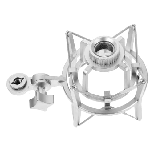 Yardwe Mikrofon Stoßdämpferhalterung Mikrofonständer Mikrofon Stoßdämpfer Abstandshalter Universal Mikrofon Stoßdämpferhalterung Mikrofon Isolationsschild Drahtloser Mikrofonhalter von Yardwe