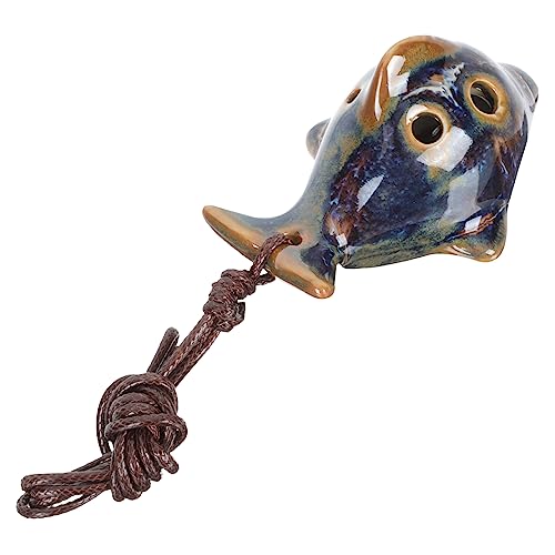 Yardwe Ocarina Anfänger Blasinstrument Übungsmusikinstrument Anfänger Übungsblasinstrument Übungsblasinstrument Blaue Keramik Yardwe Ocarina Anfänger Blasinstrument Übungsmusikinstrument Anfänger Übungsblasinstrument Übungsblasinstrument Blaue Keramik von Yardwe