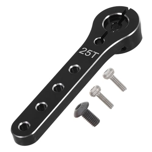 Yardwe Rc-flugzeugteile Lenkung Auto Arm Für Rc-flugzeug-lenkstangenteile Reparatur Eines Ferngesteuerten Flugzeugs Lenkstange Aus Metall Aluminiumlegierung Black von Yardwe