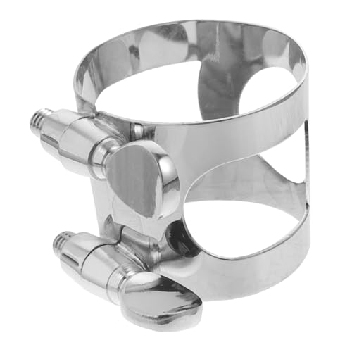 Yardwe Saxophonflötenkabelring Alt -Saxophon -Mundstück Saxophon-Clip für Saxophon Nacken Alt -Saxophon -Zubehör runden Altsaxophon Ligaturen Saxophon Teile Metall Silver Yardwe Saxophonflötenkabelring Alt -Saxophon -Mundstück Saxophon-Clip für Saxophon Nacken Alt -Saxophon -Zubehör runden Altsaxophon Ligaturen Saxophon Teile Metall Silver von Yardwe