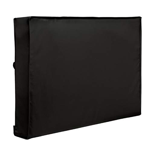 Yardwe TV Abdeckung Fernsehen Hülle Bezug Wetterfestes Cover TV Schutz Displayschutzfolie Wasserdicht für 55-58 Zoll (Schwarz) von Yardwe