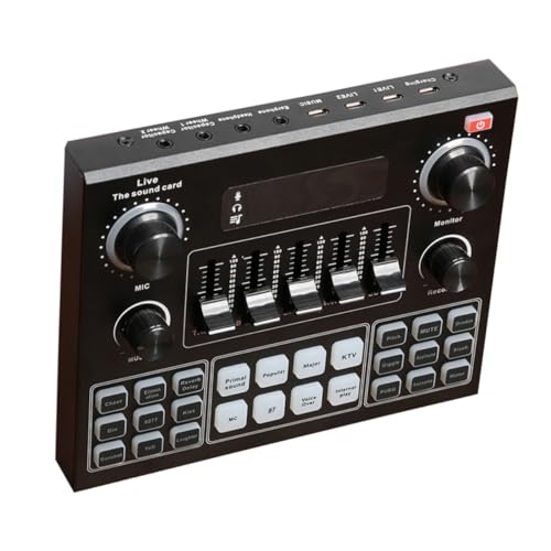 Yardwe Telefon Soundkarte Stimmenwechsler Für Soundmixer Gaming Audiomixer Live Gaming Mikrofon Streaming Tragbarer Stimmenwechsler Externe Soundkarte Sprach Audiokarte Schwarz Yardwe Telefon Soundkarte Stimmenwechsler Für Soundmixer Gaming Audiomixer Live Gaming Mikrofon Streaming Tragbarer Stimmenwechsler Externe Soundkarte Sprach Audiokarte Schwarz von Yardwe