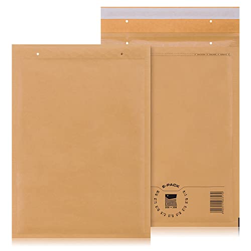 G7 50 St. Luftpolstertaschen Versandtaschen E-PACK G/7 Braun 250×350 Luftpolsterumschlag von Yaro