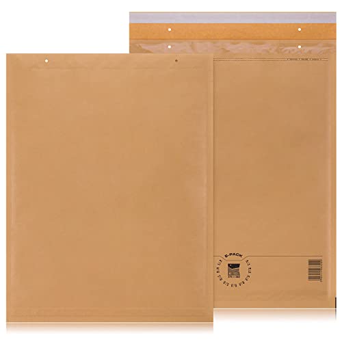 K10 25 St. Luftpolstertaschen Versandtaschen E-PACK K/1 Braun 370×480 Luftpolsterumschlag von Yaro
