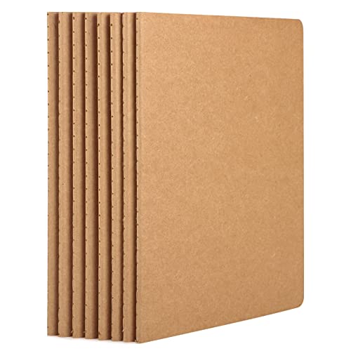 Yarotm Notizbuch A5 Kariert - 8 Stück 100 g/m² Notizblock Kraft Softcover - Schreibheft Grid Notebook a5 Set - Notizbücher Kariertes 5mm - Notizheft a5 Yarotm Notizbuch A5 Kariert - 8 Stück 100 g/m² Notizblock Kraft Softcover - Schreibheft Grid Notebook a5 Set - Notizbücher Kariertes 5mm - Notizheft a5 von Yarotm
