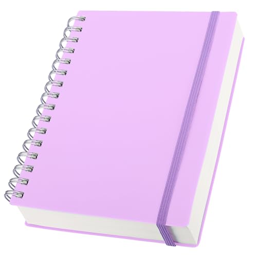 Yarotm Notizbuch A5 Liniert - Hellviolett Notebook Spiralbindung - 14x21cm Notizheft A5 Spiralblock - 100GSM Notizbuch Liniert 14x21cm - 150 Blatt/300 Seiten Notizblock A5 Reisetagebuch Yarotm Notizbuch A5 Liniert - Hellviolett Notebook Spiralbindung - 14x21cm Notizheft A5 Spiralblock - 100GSM Notizbuch Liniert 14x21cm - 150 Blatt/300 Seiten Notizblock A5 Reisetagebuch von Yarotm