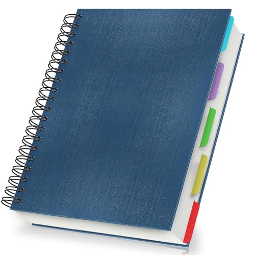 Yarotm Notizbuch B5 Liniert - 26x18cm Notizblock B5 Spiralbindung - 100GSM Papier Liniert Notebook - 120 Blatt Royalblau Spiralblock B5-1200GSM Hardcover Tagebuch Journal Yarotm Notizbuch B5 Liniert - 26x18cm Notizblock B5 Spiralbindung - 100GSM Papier Liniert Notebook - 120 Blatt Royalblau Spiralblock B5-1200GSM Hardcover Tagebuch Journal von Yarotm
