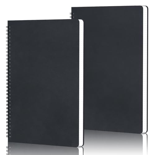 Yarotm Notizbuch Kariert B5-2 Stück Notizblock Spiralbindung 18.5x26cm - 100g/m² Kariert Notebook B5 Ringbuch Notizbücher - 120 Seiten B5 Tagebuch Spiralblock Reisetagebuch Schwarz Yarotm Notizbuch Kariert B5-2 Stück Notizblock Spiralbindung 18.5x26cm - 100g/m² Kariert Notebook B5 Ringbuch Notizbücher - 120 Seiten B5 Tagebuch Spiralblock Reisetagebuch Schwarz von Yarotm