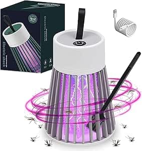Insektenvernichter Elektrisch,Mückenvernichter UV-Lampe, USB Tragbare Elektrische Mückenfalle Moskito Killer für Schlafzimmer Camping Garten Innen und Aussen von YasJess