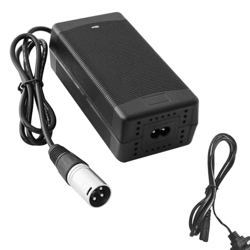 Yasco Li-ion akku Ladegerät Mehrere Stecker Für Elektrofahrrad Roller E-Bike Boot Motorrad Xiaomi Akku Ladegerät (54.6V 2A) von Yasco Power