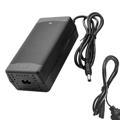 Yasco Li-ion akku Ladegerät Mehrere Stecker Für Elektrofahrrad Roller E-Bike Boot Motorrad Xiaomi Akku Ladegerät (54.6V 2A DC Stecter) von Yasco Power