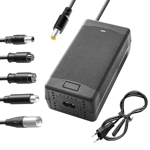 Yasco Lithium Battery Charger Mehrere Stecker Für Elektrofahrrad Roller E-Bike Boot Motorrad Xiaomi Akku Ladegerät Li-ion akku Ladegerät Mehrere (54.6V 2A+6 teiliger Anschluss) von Yasco Power