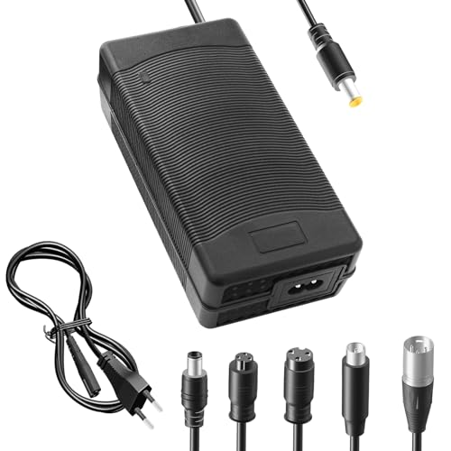 Yasco Lithium Battery Charger Mehrere Stecker Für Elektrofahrrad Roller E-Bike Boot Motorrad Xiaomi Akku Ladegerät Li-ion akku Ladegerät Mehrere (54.6V 3A+6 teiliger Anschluss) von Yasco Power