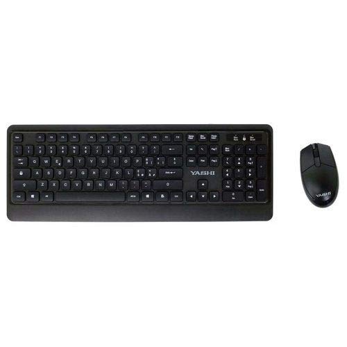 Yashi Professional Multimedia Soft Keyboard & Maus Wireless Kit Black - MY537 von Yashi