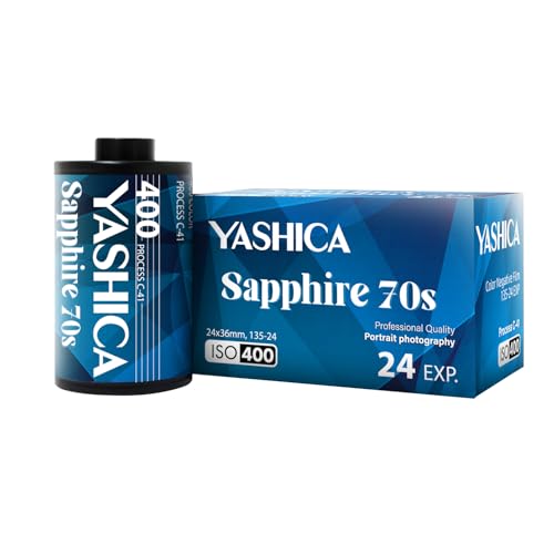 YASHICA Sapphire 70s Limited Edition Farbfilm 135-24 Posen 400 ISO YASHICA Sapphire 70s Limited Edition Farbfilm 135-24 Posen 400 ISO von Yashica Kyocera