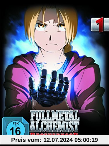 Fullmetal Alchemist: Brotherhood, Vol. 1 (Digipack im Schuber mit Hochprägung und Glanzfolie) [2 DVDs] [Limited Edtion] [Limited Edition] von Yasuhiro Irie