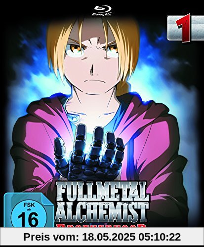 Fullmetal Alchemist: Brotherhood - Volume 1 (Digipack im Schuber mit Hochprägung und Glanzfolie) (Blu-ray) [Limited Edition] von Yasuhiro Irie