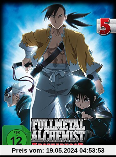 Fullmetal Alchemist: Brotherhood - Volume 5 (Digipack im Schuber mit Hochprägung und Glanzfolie) (2 Disc Set) [Limited Edition] von Yasuhiro Irie