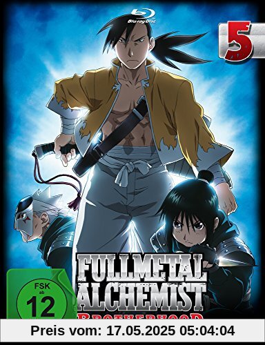 Fullmetal Alchemist: Brotherhood - Volume 5 (Digipack im Schuber mit Hochprägung und Glanzfolie) (Blu-ray) [Limited Edition] von Yasuhiro Irie
