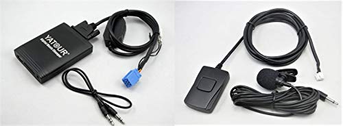Yatour YT-M06-REN8-BT Digitaler Musikadapter für USB, SD, AUX, mit Bluetooth Freisprechenrichtung, für Renault Autoradio von Yatour