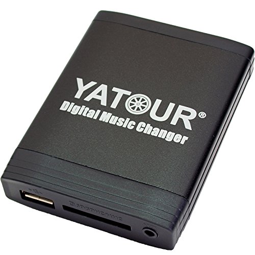 Yatour YTM06-BM4H Adapter für USB, SD, AUX, kompatibel mit BMW E46, E39, E38 E53 Z4 16:9 Navi Autoradio audio stereo von Yatour