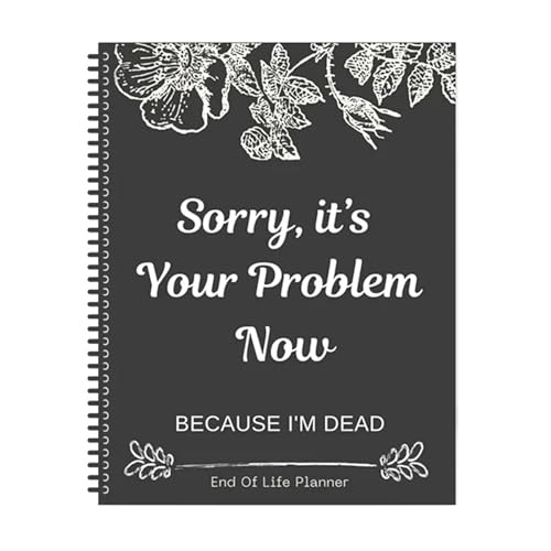 Yawdil Funny End of Life Planner, Organisator des End of Life-Planers, Workbook des Organisators für Lebens Ende von Yawdil