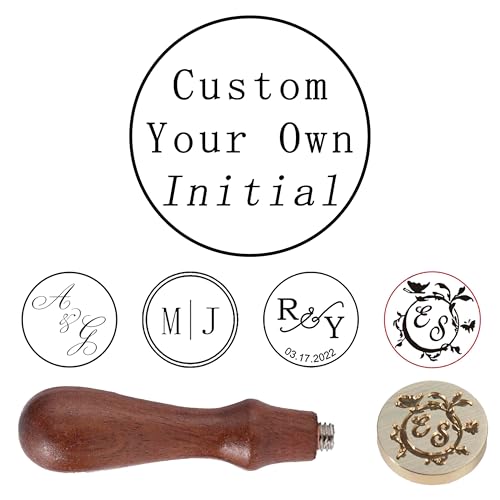 Wachssiegel-Stempel – 2 Buchstaben-Stempel, personalisierbar, Wachsstempel mit Initialen für Hochzeitseinladungen, Valentinstagsgeschenke Wachssiegel-Stempel – 2 Buchstaben-Stempel, personalisierbar, Wachsstempel mit Initialen für Hochzeitseinladungen, Valentinstagsgeschenke von Ychostamp