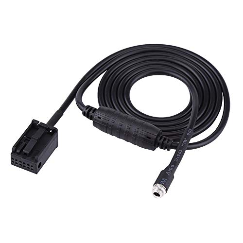 1.5M/5ft Auto Buchse Zusatzadapterkabel Stabil Passend für BMW E85 E86 Z4 CD X3 E83 12-polige Leitung für iPod (schwarz) für bmw z4 e85, Yctzee85 e86 z4 cd aux anschluss bmw z4 e85 aux eingang e85 bmw von Yctze