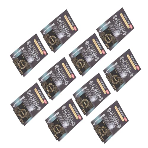10pcs Selbstklebende E-Telefonverbesserungsaufkleber für Aufzüge, Tunnel und Mehr von Yctze