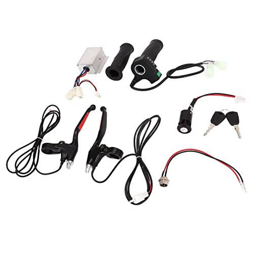 12 V 250W Aluminium-Elektrofahrradsteuerer und Komfortabler Drosselklappengriff für E-Bikes, Dreiräder und Motorräder von Yctze