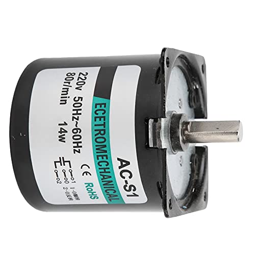 14W Getriebemotor Permanentmagnetmotor für -Generator und Verschiedene Geräte (80 U/min AC220V) von Yctze
