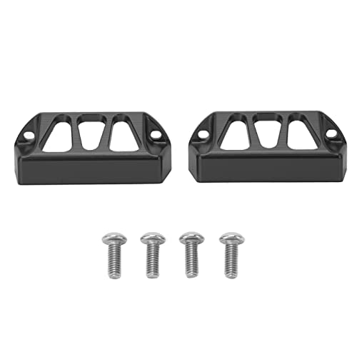 2PCS -Aluminium -Legierungs Servo Protektor für E /10 RC Auto -, Leicht und Einfach zu Installieren (BLACK) von Yctze