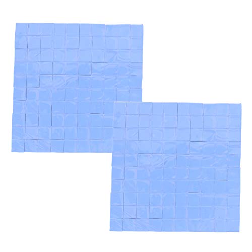 2pcs Thermal Silikonwärmkörper für CPU -Kühl- und LED Anwendungen, Hohe Leitfähigkeit und Formbar, 100 X 100 X 1 Mm von Yctze