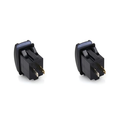 2pcs Universal USB -Auto -Ladegerät 12to24V Kompatibel für Autos, Motorräder und BoatsDual USB Ladegerät Carling Arb Rocker Switches 5V 3.1a von Yctze