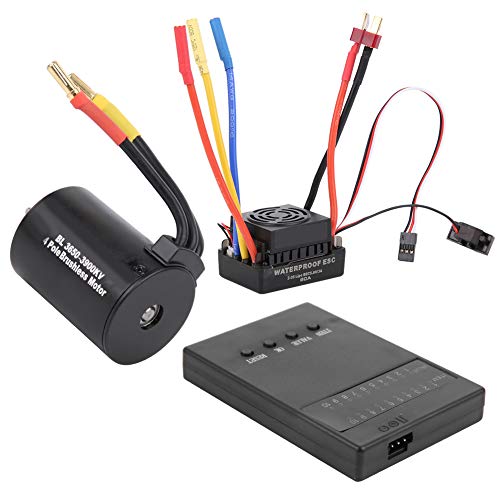 3650 3900KV Pinselmotor mit 60A ESC & Programmierkarte für /10 RC -Auto - Bec Enthalten von Yctze