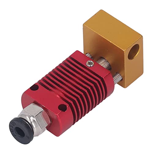 3D-Drucker Hot End Kit mit 0,4 Mm Düse für Ender 3, CR10, Hochleistungskühlung und Einfache Installation (Rot) von Yctze