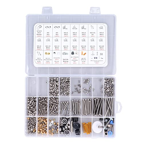 3D -Druckerverschlusskit für 0. - Komplettes Sortiment an Metallhardware Teilen mit Einfacher Zugriffsorganisation 3D -Druckerverschlusskit für 0. - Komplettes Sortiment an Metallhardware Teilen mit Einfacher Zugriffsorganisation von Yctze