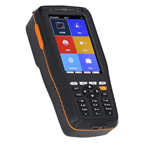 4-in-optischer Zeitdomänenreflexionsmesser Fasertester mit Visuellem Fehler Locator und Ethernet-Kabel- 3.97in Touch Display (EU -Stecker 100‑240V) von Yctze