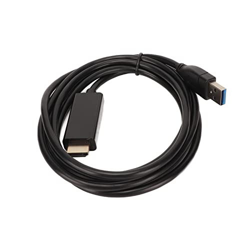 5,9 Fuß USB-zu-HDMI-Kabel, USB 3.0-zu-HDMI-Stecker-Adapterkabel, 4K-HDMI-Kabel für Monitor-TV-Computer für PS3 für PS4 für Xbox One, Unterstützt UHD 3D 5,9 Fuß USB-zu-HDMI-Kabel, USB 3.0-zu-HDMI-Stecker-Adapterkabel, 4K-HDMI-Kabel für Monitor-TV-Computer für PS3 für PS4 für Xbox One, Unterstützt UHD 3D von Yctze